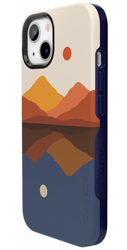 Opposites Attract | Day & Night Colorblock Mountains Case iPhone Case get.casely