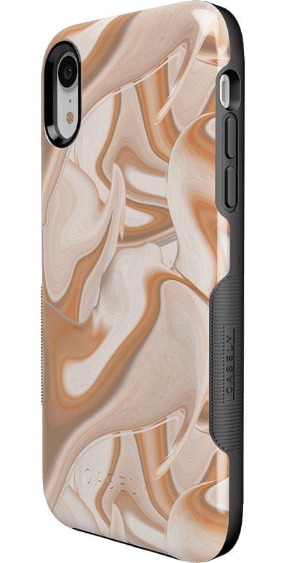 Caramel Delight | Marble Swirl Case iPhone Case get.casely 