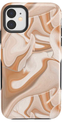 Caramel Delight | Marble Swirl Case iPhone Case get.casely Bold iPhone 11 