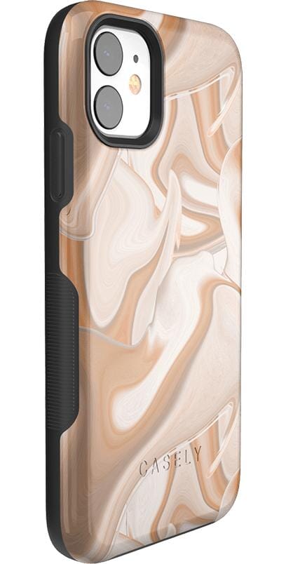 Caramel Delight | Marble Swirl Case iPhone Case get.casely 