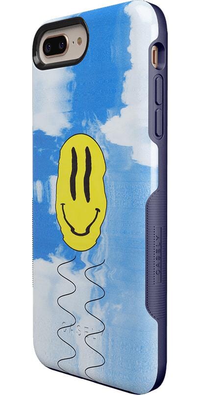 On Cloud Nine | Glitch Smiley Face Case iPhone Case get.casely 