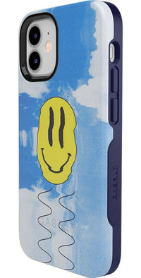 On Cloud Nine | Glitch Smiley Face Case iPhone Case get.casely 