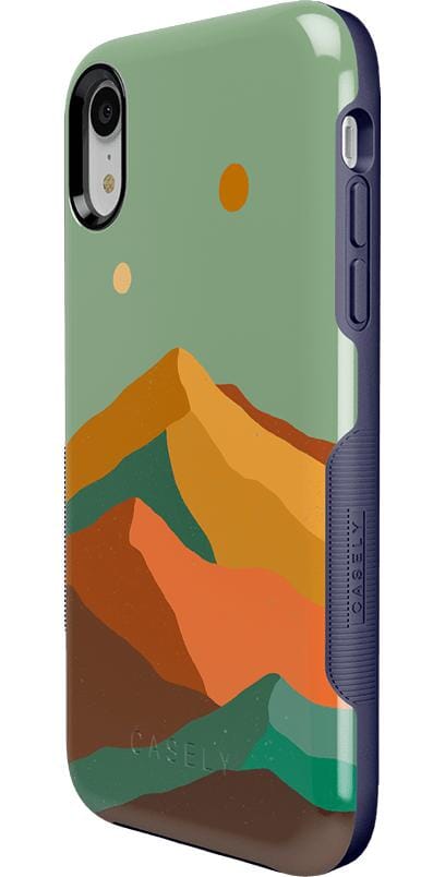 Endless Peaks | Colorblock Mountain Case iPhone Case get.casely