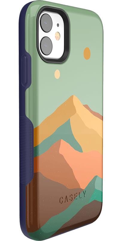 Endless Peaks | Colorblock Mountain Case iPhone Case get.casely