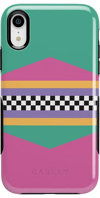 Rad Dad | 80's Colorblock Case iPhone Case get.casely Bold iPhone XR 
