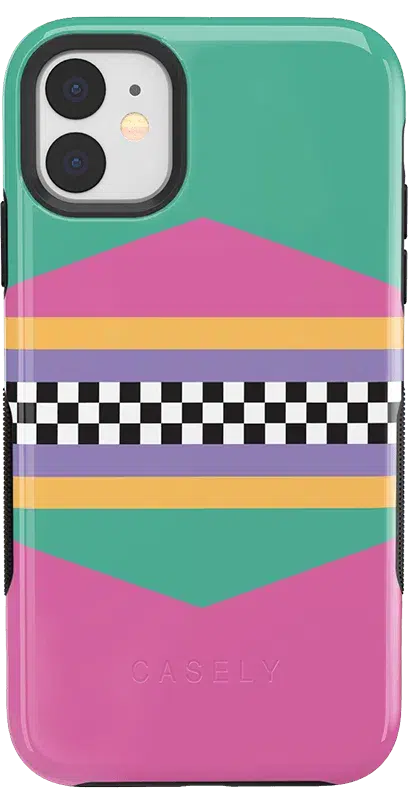 Rad Dad | 80's Colorblock Case iPhone Case get.casely Bold iPhone 11 