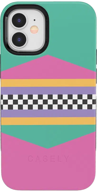 Rad Dad | 80's Colorblock Case iPhone Case get.casely Bold + MagSafe® iPhone 12 