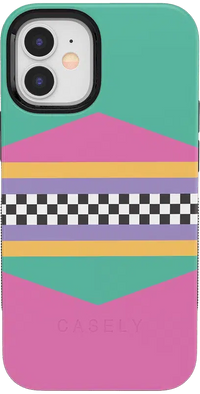 Rad Dad | 80's Colorblock Case iPhone Case get.casely Bold + MagSafe® iPhone 12 