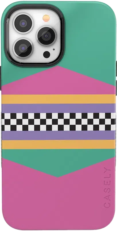 Rad Dad | 80's Colorblock Case iPhone Case get.casely Bold + MagSafe® iPhone 13 Pro Max 