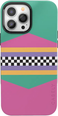 Rad Dad | 80's Colorblock Case iPhone Case get.casely Bold + MagSafe® iPhone 13 Pro Max 