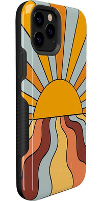 Shine On | Retro Sunset Case iPhone Case get.casely 