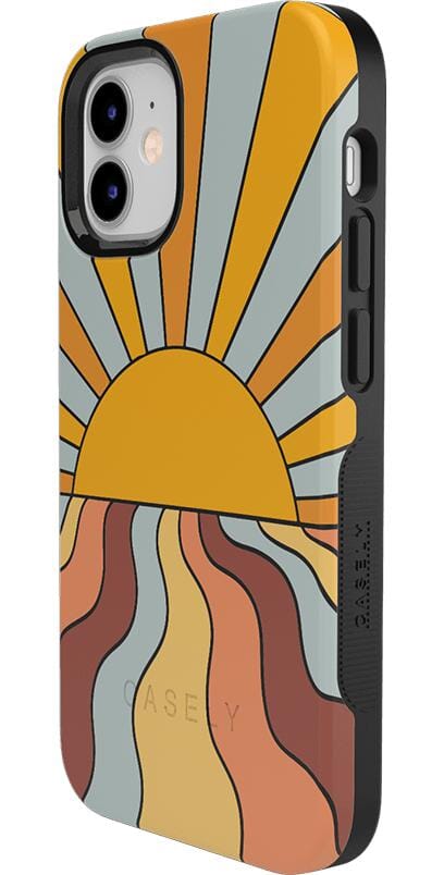 Shine On | Retro Sunset Case iPhone Case get.casely 