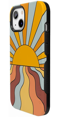 Shine On | Retro Sunset Case iPhone Case get.casely 