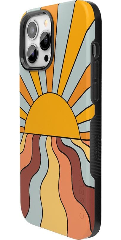 Shine On | Retro Sunset Case iPhone Case get.casely 