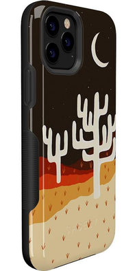 Desert Nights | Cactus Colorblock Case iPhone Case get.casely 