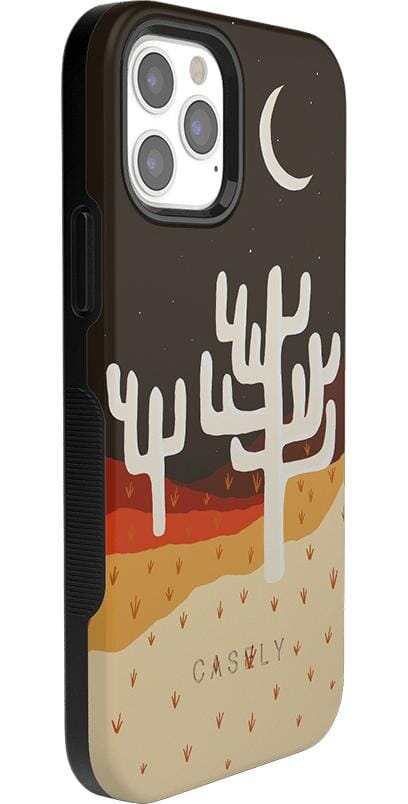 Desert Nights | Cactus Colorblock Case iPhone Case get.casely 