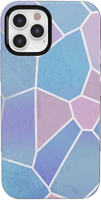 Other Side | Holographic Metallic Stained Glass Marble Case iPhone Case get.casely 