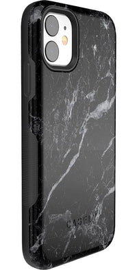 Black Pearl | Classic Black Marble Case iPhone Case get.casely 