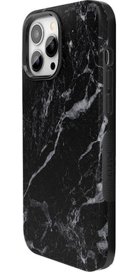 Black Pearl | Classic Black Marble Case iPhone Case get.casely 