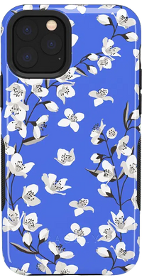 Floral Forest | Blue Cherry Blossom Floral Case iPhone Case get.casely Bold iPhone 11 Pro 