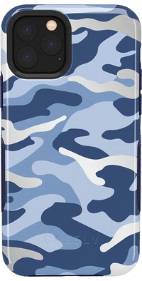 In Formation | Metallic Blue Camo Case iPhone Case get.casely Bold iPhone 11 Pro 