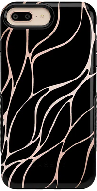 Midnight Ride | Black and Gold Metallic Waves Case iPhone Case get.casely Bold iPhone 6/7/8 Plus 