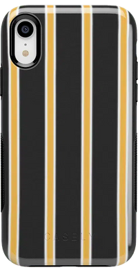 Fine Lines | Mustard Yellow Pinstripe iPhone Case iPhone Case get.casely Bold iPhone XR 