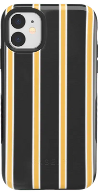 Fine Lines | Mustard Yellow Pinstripe iPhone Case iPhone Case get.casely 