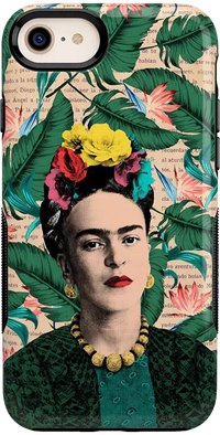 Find Your Muse | Frida Kahlo Portrait Floral Case iPhone Case get.casely Bold iPhone SE (2020 & 2022) 