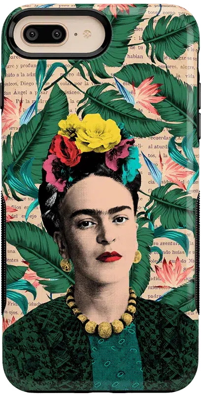 Find Your Muse | Frida Kahlo Portrait Floral Case iPhone Case get.casely Bold iPhone 6/7/8 Plus 