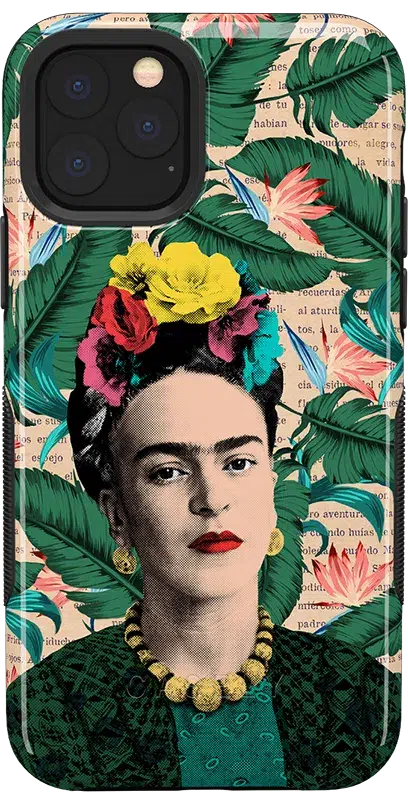 Find Your Muse | Frida Kahlo Portrait Floral Case iPhone Case get.casely Bold iPhone 11 Pro Max 