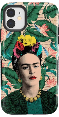 Find Your Muse | Frida Kahlo Portrait Floral Case iPhone Case get.casely Bold iPhone 11 