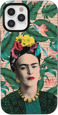 Find Your Muse | Frida Kahlo Portrait Floral Case iPhone Case get.casely Bold + MagSafe® iPhone 12 Pro Max 