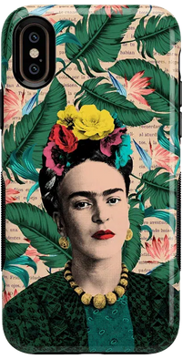 Find Your Muse | Frida Kahlo Portrait Floral Case iPhone Case get.casely Bold iPhone XS Max 