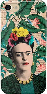 Find Your Muse | Frida Kahlo Portrait Floral Case iPhone Case get.casely Classic iPhone SE (2020 & 2022) 