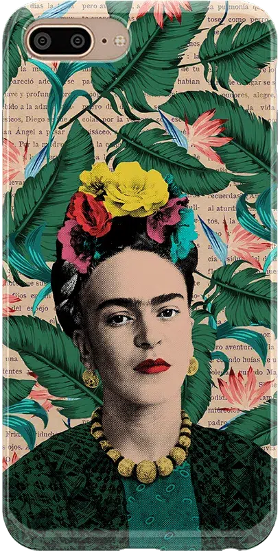 Find Your Muse | Frida Kahlo Portrait Floral Case iPhone Case get.casely Classic iPhone 6/7/8 Plus 
