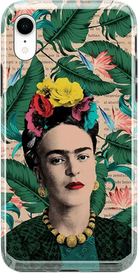 Find Your Muse | Frida Kahlo Portrait Floral Case iPhone Case get.casely Classic iPhone XR 