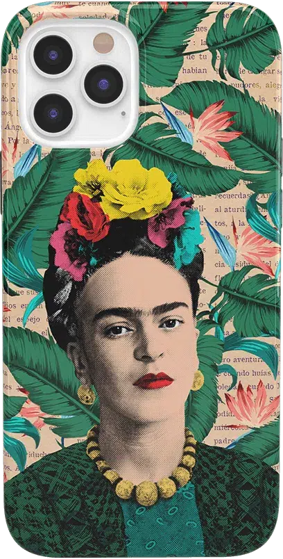 Find Your Muse | Frida Kahlo Portrait Floral Case iPhone Case get.casely Classic iPhone 12 Pro Max 