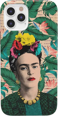 Find Your Muse | Frida Kahlo Portrait Floral Case iPhone Case get.casely Classic iPhone 12 Pro Max 