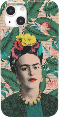 Find Your Muse | Frida Kahlo Portrait Floral Case iPhone Case get.casely Classic iPhone 13 Mini 