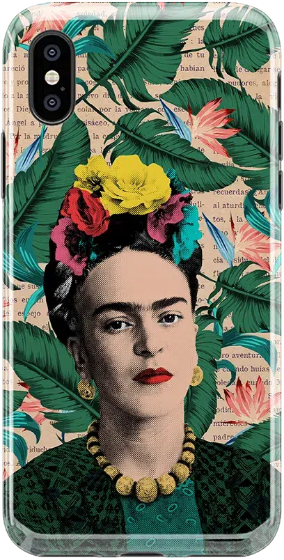 Find Your Muse | Frida Kahlo Portrait Floral Case iPhone Case get.casely Classic iPhone XS Max 