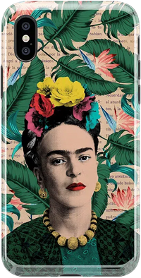 Find Your Muse | Frida Kahlo Portrait Floral Case iPhone Case get.casely Classic iPhone XS Max 