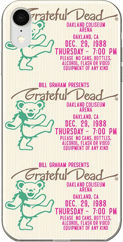Miracle Ticket | Grateful Dead Vintage Case iPhone Case get.casely Classic iPhone XR 