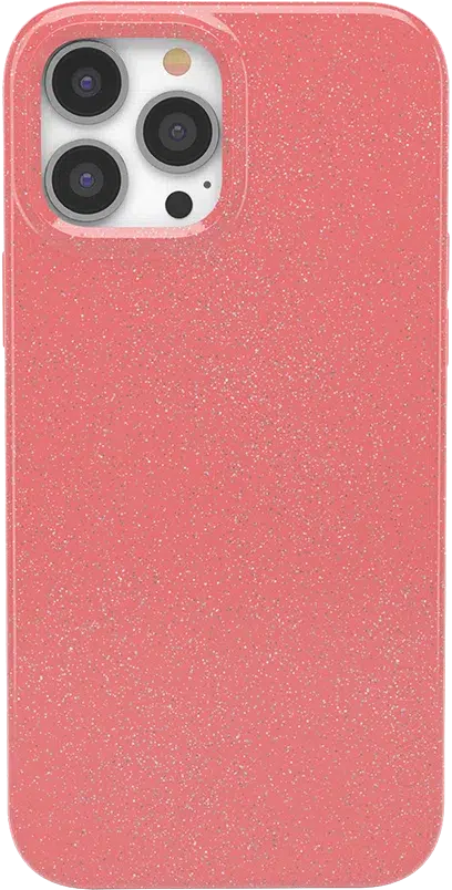 Starfish Wishes | Coral Pink Shimmer Case iPhone Case get.casely Classic + MagSafe® iPhone 13 Pro Max 