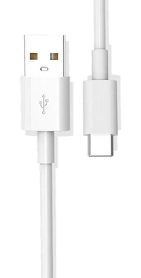 USB to USB-C Power Pod Charging Cord - White Charging Cable get.casely 