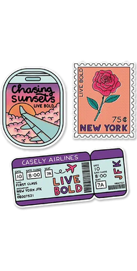 The Jet Set Pack Sticker Pack get.casely 