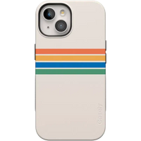 Totally Groovy | Rainbow Stripes Color Block Case iPhone Case get.casely Bold + MagSafe® iPhone 15 Plus