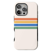 Totally Groovy | Rainbow Stripes Color Block Case iPhone Case get.casely Bold + MagSafe® iPhone 16 Pro Max