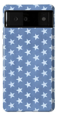 Coastal Blues | Denim Stars Case Phone Case Casetry Essential Google Pixel 6 