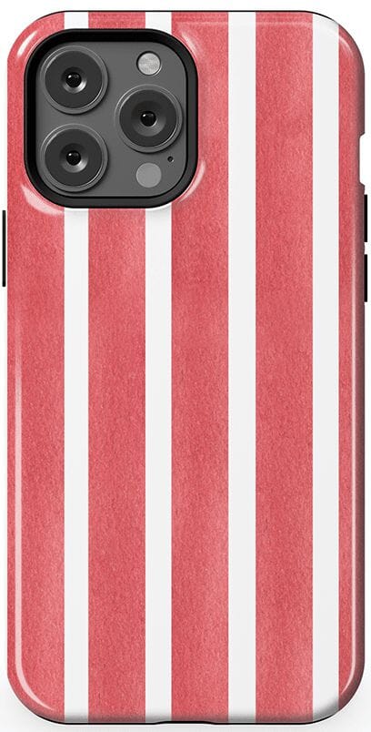 East Coast Summer | Red Stripes Case Phone Case Casetry Essential + MagSafe® iPhone 13 Pro Max 